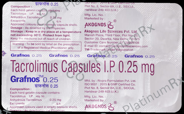 Grafnos 0.25mg Capsule