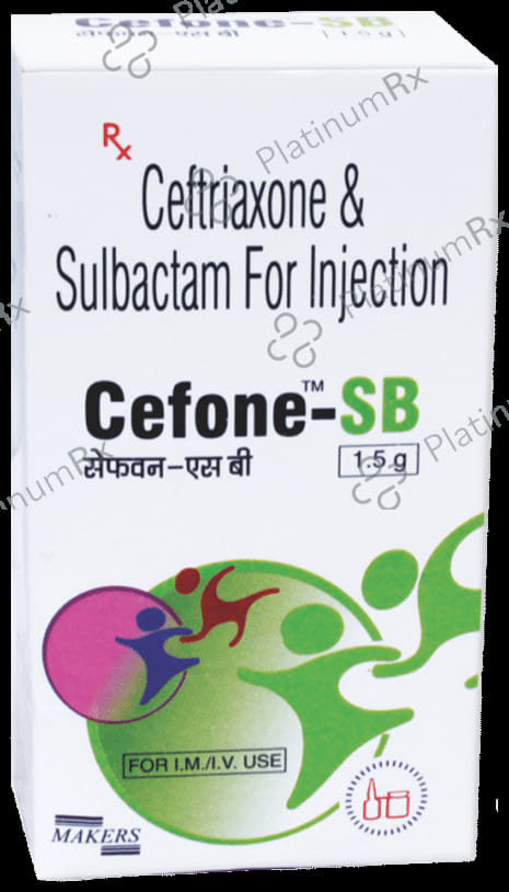 Cefone SB 1.5gm Injection 1s