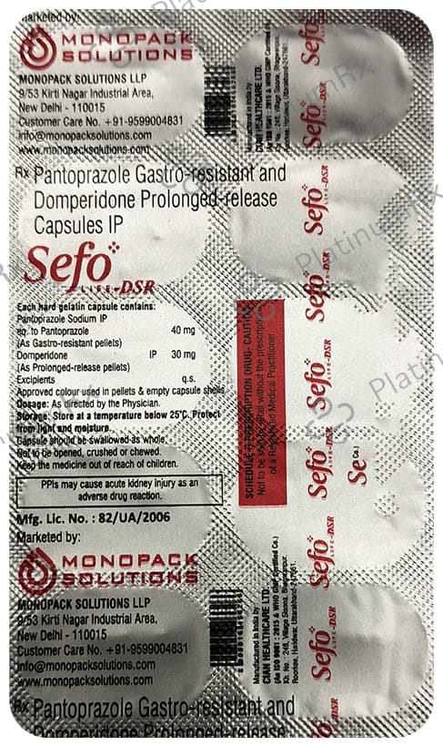 Sefolife DSR Capsule 10s