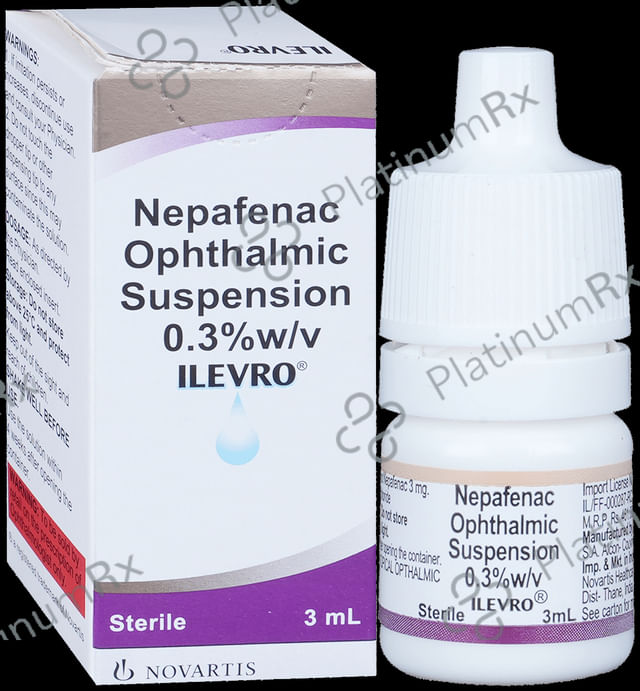 Ilevro 0.3% Ophthalmic Suspension 3ml