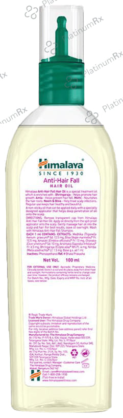 Himalaya Anti Hair Fall Hair Oil 100ml