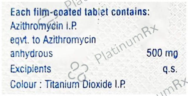 Zithrocare 500mg Tablet 5s