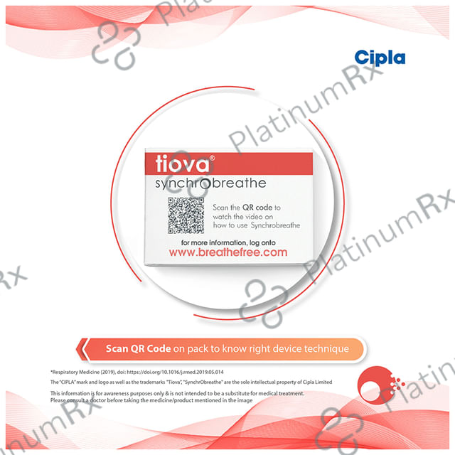 Tiova Synchrobreathe Inhaler 9mcg 120MDI