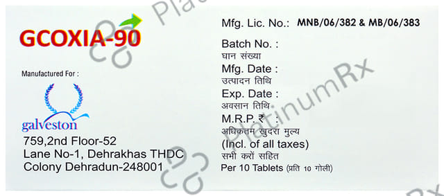 Gcoxia 90mg Tablet 10s