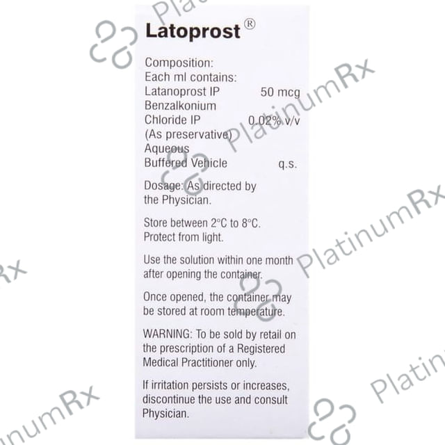 Latoprost 0.005% Eye Drop 2ml
