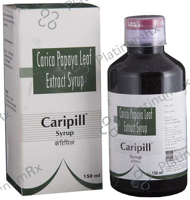 Caripill Carica Papaya Leaf Extract Syrup 150ml