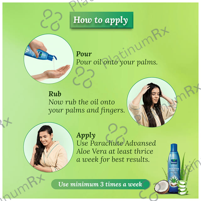 Parachute Advansed Aloe Vera Encriched Coconut Hair OIl with 75ml Free