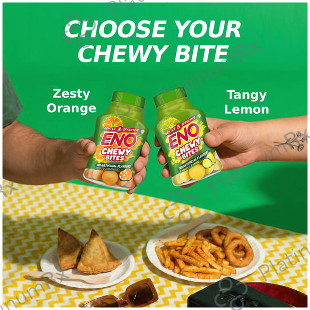 Eno Chewy Bites Tangy Lemon Flavour Tablet 30s
