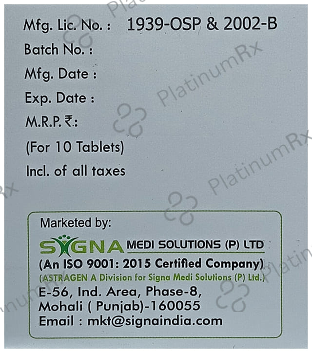 Etoximol 60/325mg Tablet 10s