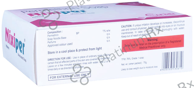 Nixiper 1% Soap 75gm