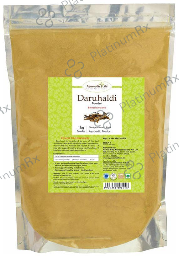 Ayurvedic Life Daruhaldi Powder