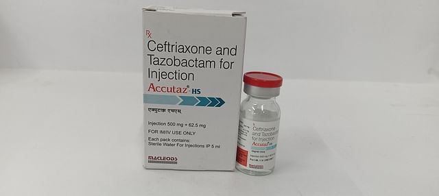 Accutaz HS 500/62.5mg Injection 1s