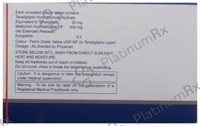 Tenzulix M 500 Tablet ER 10 Tablet ER