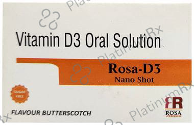Rosa D3 Nano Shot (5ml Each) Butterscotch Sugar Free
