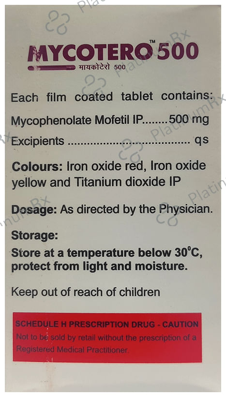 Mycotero 500mg Tablet 10s
