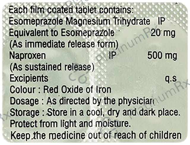 Proxzol 500/20mg Tablet 10s