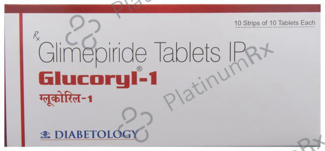 Glucoryl 1mg Tablet 10s