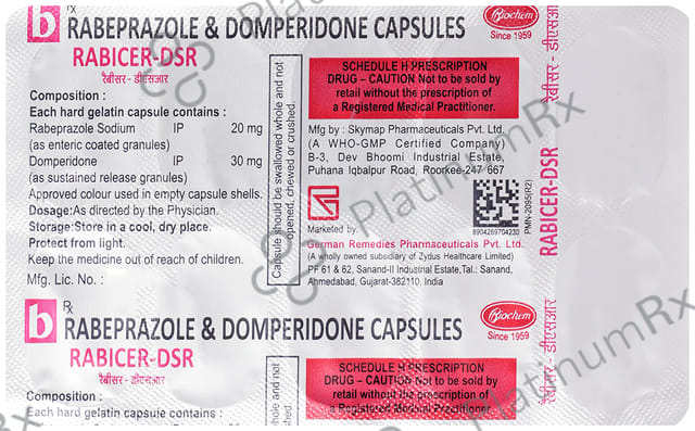 Rabicer Dsr 30/20mg Capsule 10s