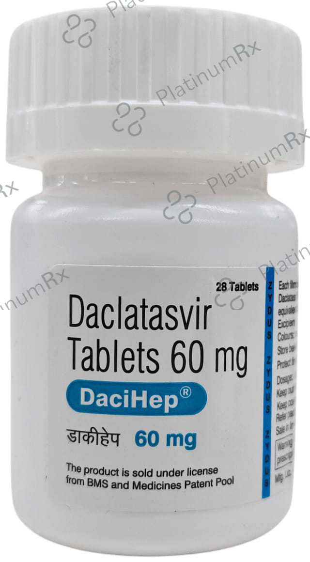 Dacihep 60mg Tablet 28s