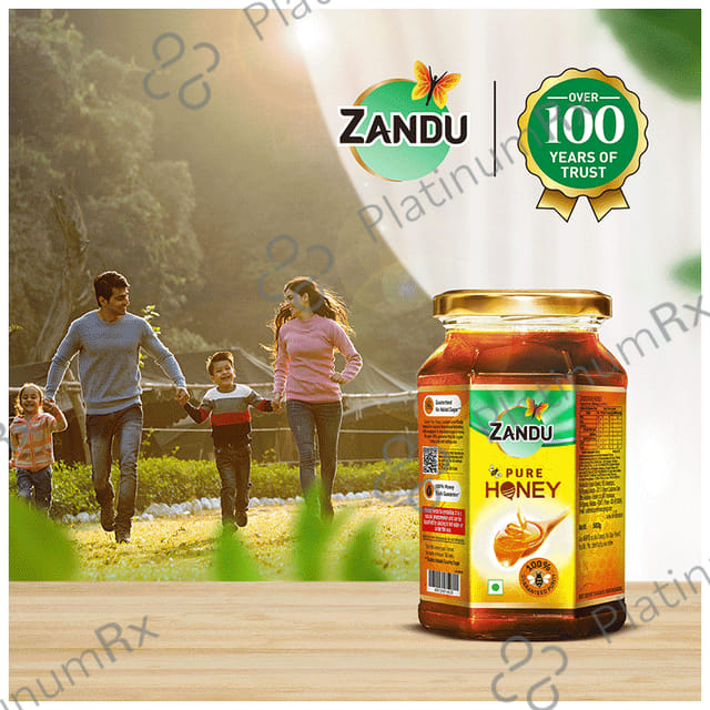 Zandu Pure Honey for Energy & Weight Management No Sugar Adulteration 500gm