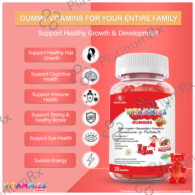 Optho Life Science Vitammies Gummies Cranberry