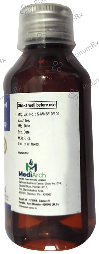 Uromate 1.14gm Lemon Flavour Sugar Free Syrup 100ml