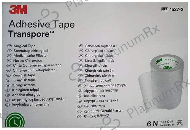 3M Transpore 1527 2 Tape 1X(2 inch x 10 yard)