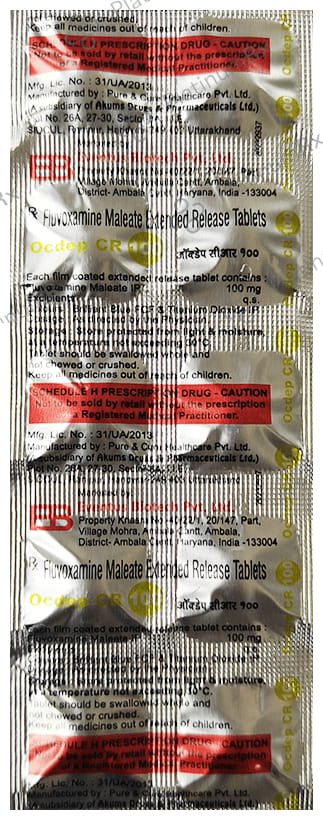 Ocdep CR 100mg Tablet 10s