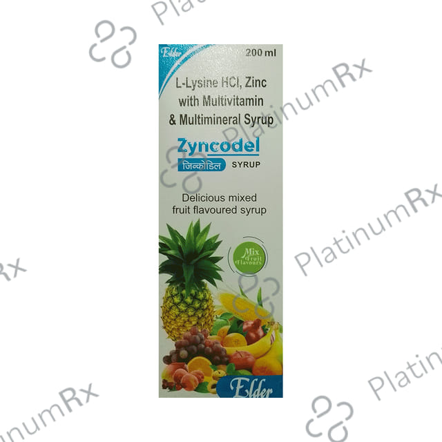 Zyncodel Delicious Mixed Fruit Syrup 200ml