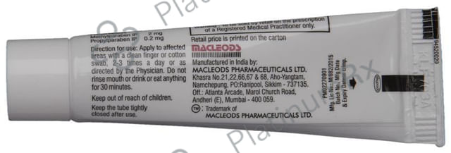 Lexanox Plus Oral Paste Sugar Free 5gm
