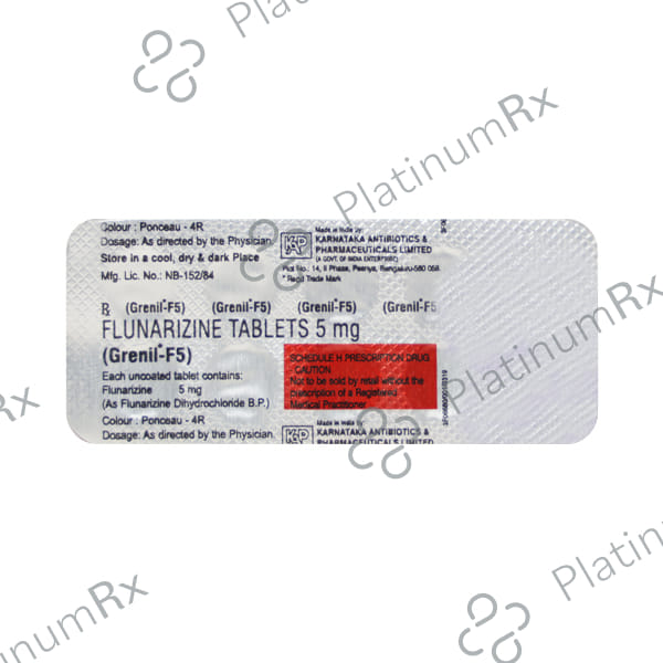 Grenil F 5mg Tablet 10s