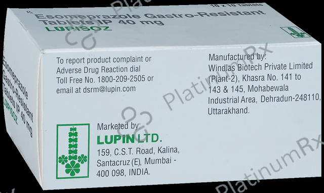 Lupisoz 40mg Tablet 10s