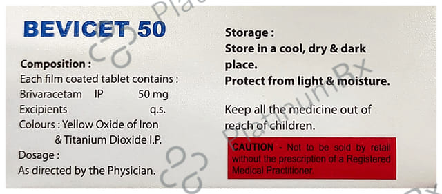 Bevicet 50mg Tablet 10s