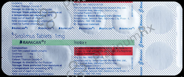 Rapacan 1mg Tablet