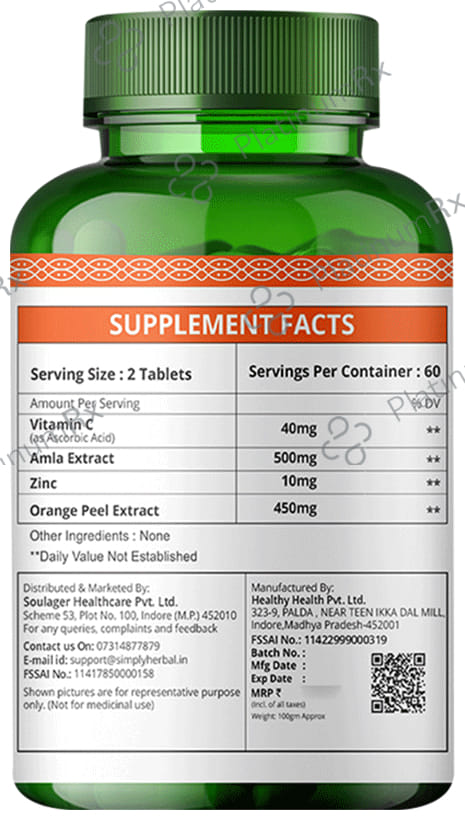 Simply Herbal Vitamin-C Tablet