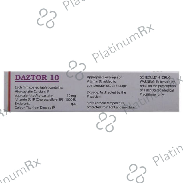 Daztor 10mg/1000IU Tablet 10s