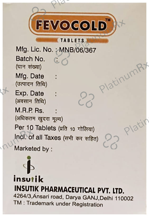 Fevocold Tablet