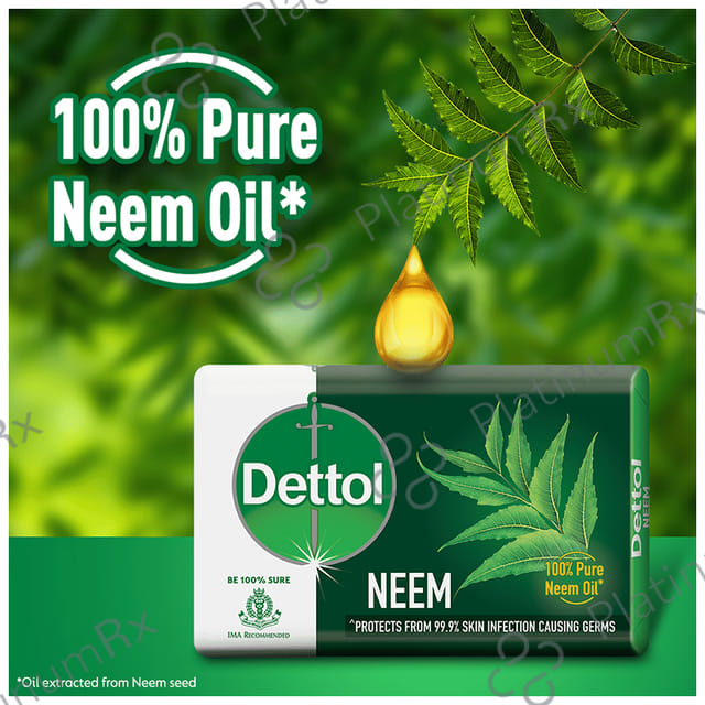 Dettol Neem Soap (75gm Each) 1s