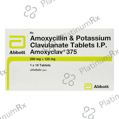 Amoxyclav 375mg Tablet 10s