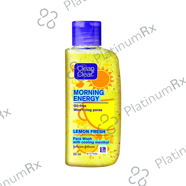 Clean & Clear Morning Energy Lemon Fresh Face Wash 50 ml