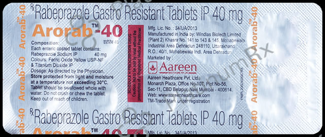 Arorab 40mg Tablet 10s