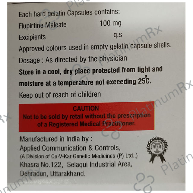 Safertine 100mg Capsule