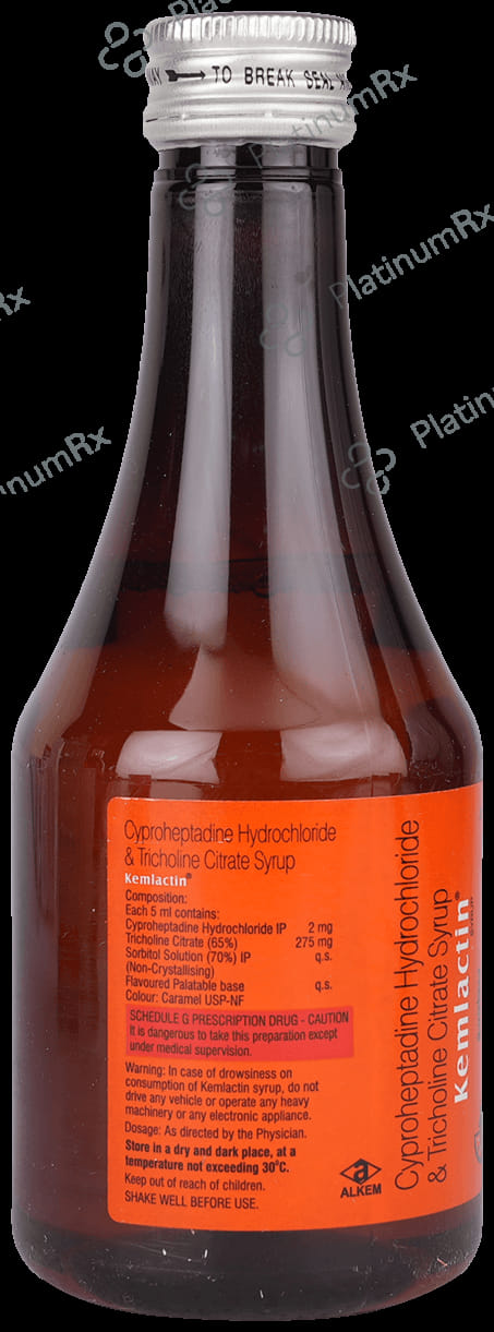 Kemlactin Syrup Orange Sugar Free