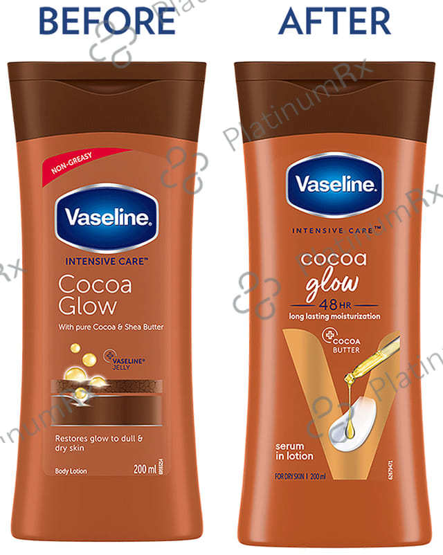 Vaseline Intensive Body Care Lotion Cocoa Glow 200 ml