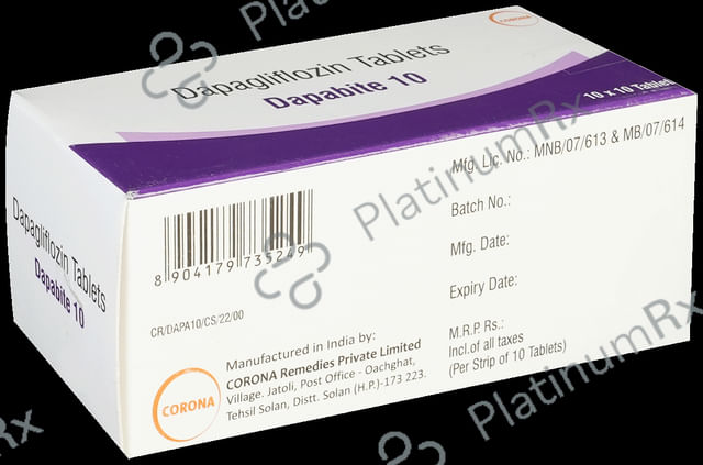 Dapabite 10mg Tablet 10s