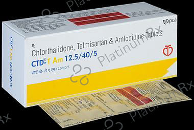 CTD T AM 12.5/40/5mg Tablet 10s