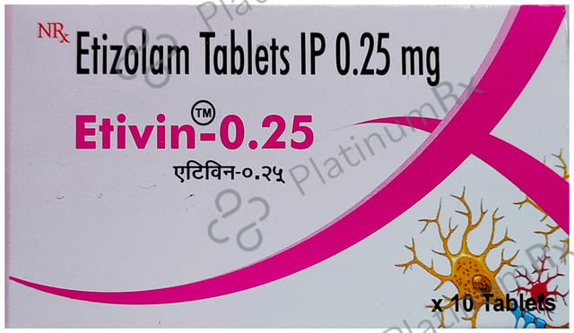 Etivin 0.25mg Tablet 10s