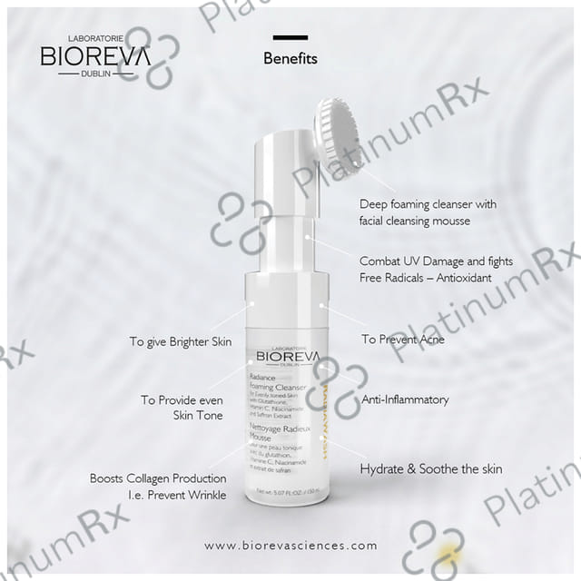 Bioreva RadiaWash Radiance Foaming Cleanser 150ml