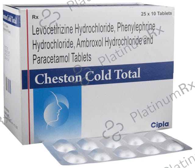 Cheston Cold Total 5/325mg Tablet 10s