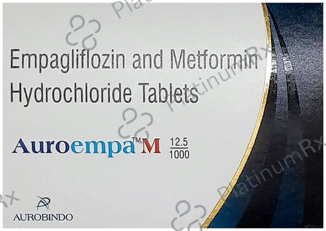 Auroempa M 12.5/1000mg Tablet 10s